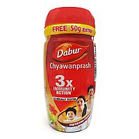 Чаванпраш "Тройной иммунитет" 500+50 г. в подарок / Dabur